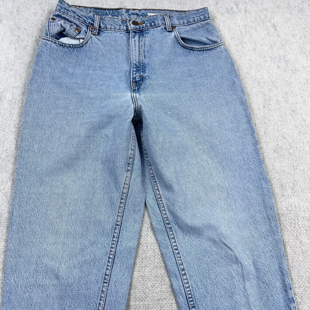 Vintage Levis 551 Jeans Women 12 Relaxed Fit Tapered Leg 90s Baggy 29x29 Mom